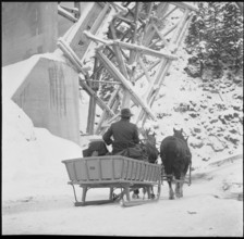 Post sleigh near Bevo di Lei 1958