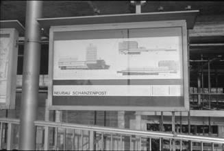 Schanzenpost Berne architects plan 1964