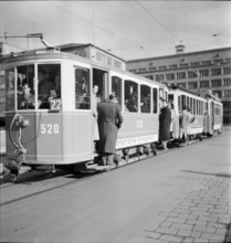 Free-rider, tramway Zurich 1949