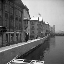 The Wuhre at the Limmat in Zurich 1954