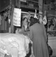 Meat market ""Fleischhalle"" Zurich 1952
