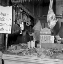 Meat market ""Fleischhalle"" Zurich 1952
