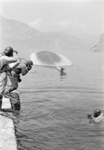 Shipping accident in Fluelen 1970