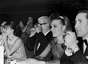 Miss Switzerland 1968, jury members Lilo Pulver, Willy Millowitsch