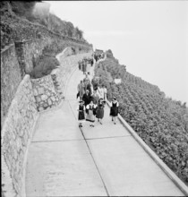 Opening of the Route de la Corniche-Dezaley 1952