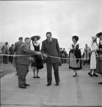 Opening of the Route de la Corniche-Dezaley 1952