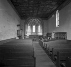 St. Martin church in Zillis 1960
