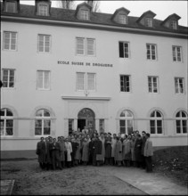 Students of school for chemist in Neuchatel 1951