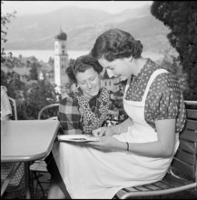 Course for bride in Obkirchen-Sachseln 1950