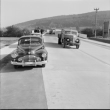 Berne - Bienne connection road near Studen 1955