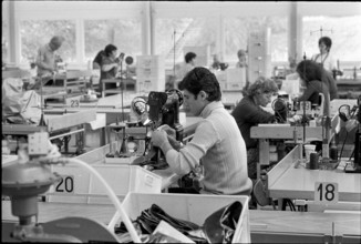 Shoe factory Bally in Aarau 1971