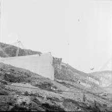Avers - Val di Lei connection road under construction 1959