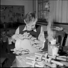 School for violin making, Brienz 1952