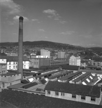 Factory building in Zurich 1948: Farberei Schutz