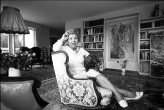 Maria Stader at home in Zurich 1969