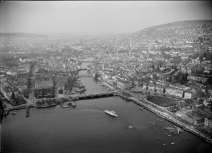Maiden voyage of MS Linth, Lake Zurich 1952