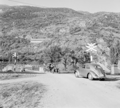 Level crossing near Visp 1959