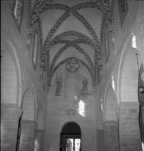 Romanesque abbey church in Romainmotier 1942