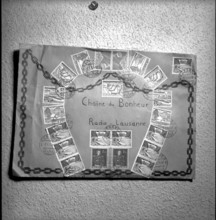 Solidarity chain relief operation supported by Radio Lausanne, 1951