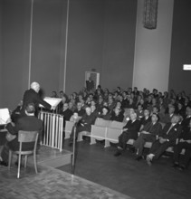 Radio studio Berne 25th anniversary, opening of the new studio 1950