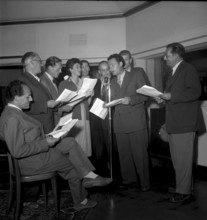 Radio studio Zurich, Radio play recording 1951