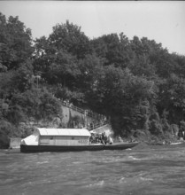 Basle rhine ferry ""Ueli"", 1944
