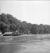 Basle rhine ferry ""Ueli"", 1944