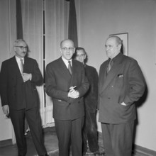 Charles Veillon, Andre Chamson, Jacques Audiberti. Lausanne 1955