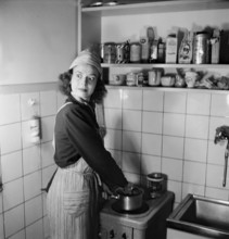 Actress Blanche Aubry, Basle ca. 1948