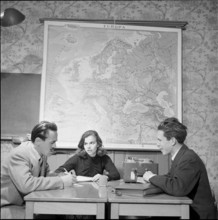 School for interpreter in Zurich 1954