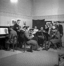 Orchestra at the Migros Klubschule, Zurich 1946