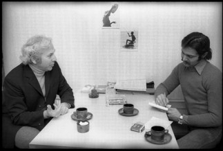 Paul Jubin, director of ""Freres sans Frontieres"". Fribourg 1973