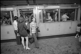 Christina Abrecht in Paris tube 1971