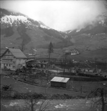 35 buildings burned down in Stein, Toggenburg 1947