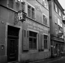 Zurich 1938: Restaurant ""Zum weissen Wind"", Zunfthaus zum Weggen