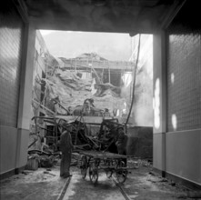 Chandolin power station burned down, clearing 1951