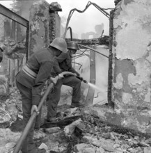 Burning down of the Grand Hotel Diablerets, Les Diablerets 1956
