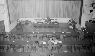 Ouverture du procès de la Catastrophe de Mattmark. 1972.