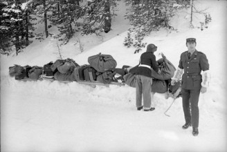 Hotel Roi Soleil on fire, St. Moritz 1971
