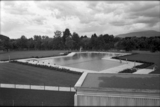 New swimming pool in Buren an der Aare. 1963