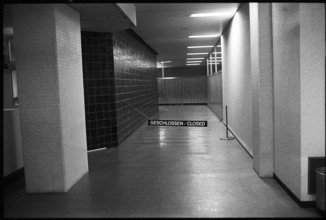 Zurich Kloten airport during Swissair pilot's strike 1972