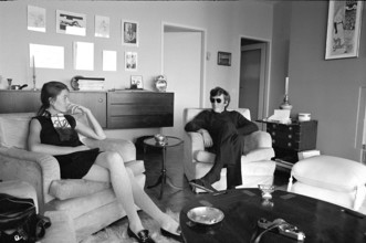 Jochen Rindt, Austrian race driver, with his wife Nina, 1969