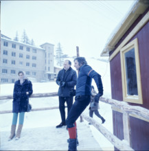 Gunter Sachs in St. Moritz 1969
