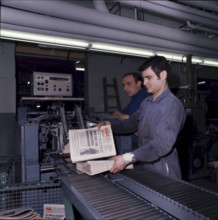 Offset rotary press for the SonntagsBlick, 1969