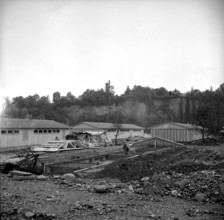 Housing shortage, barracks serving for temporary accommodation, Geneva 1961