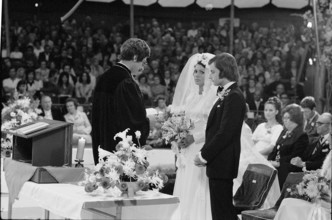 Wedding Mary-Jose and Fredy Knie in Lucerne 1972