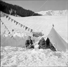 10th Swiss and International New Year's tent camp, Adelboden 1953
