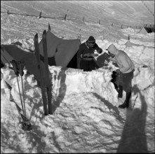 10th Swiss and International New Year's tent camp, Adelboden 1953