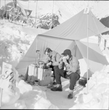 10th Swiss and International New Year's tent camp, Adelboden 1953