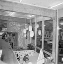 Neuchatel, children's corner at the new Migros branch, 1962
